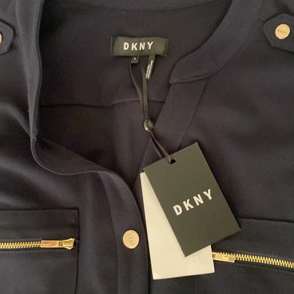 DKNY Navy Dress Size 8 - Picture 3 of 3
